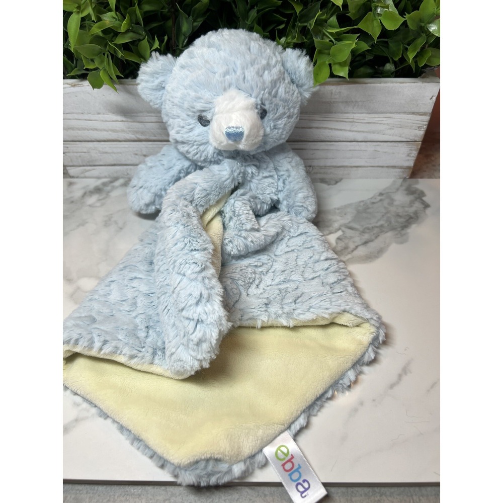 ebba - Medium Blue Huggy Collection - 16" Bear Luvster - Blue - Stuffed Animal